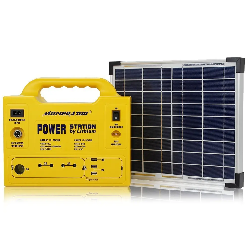 Solar generator. Solar Punk Generator 3. Easy Power Generator logo.