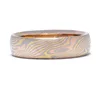 Brass Copper Nickel / Brass Copper Silver Mokume Gane Ring