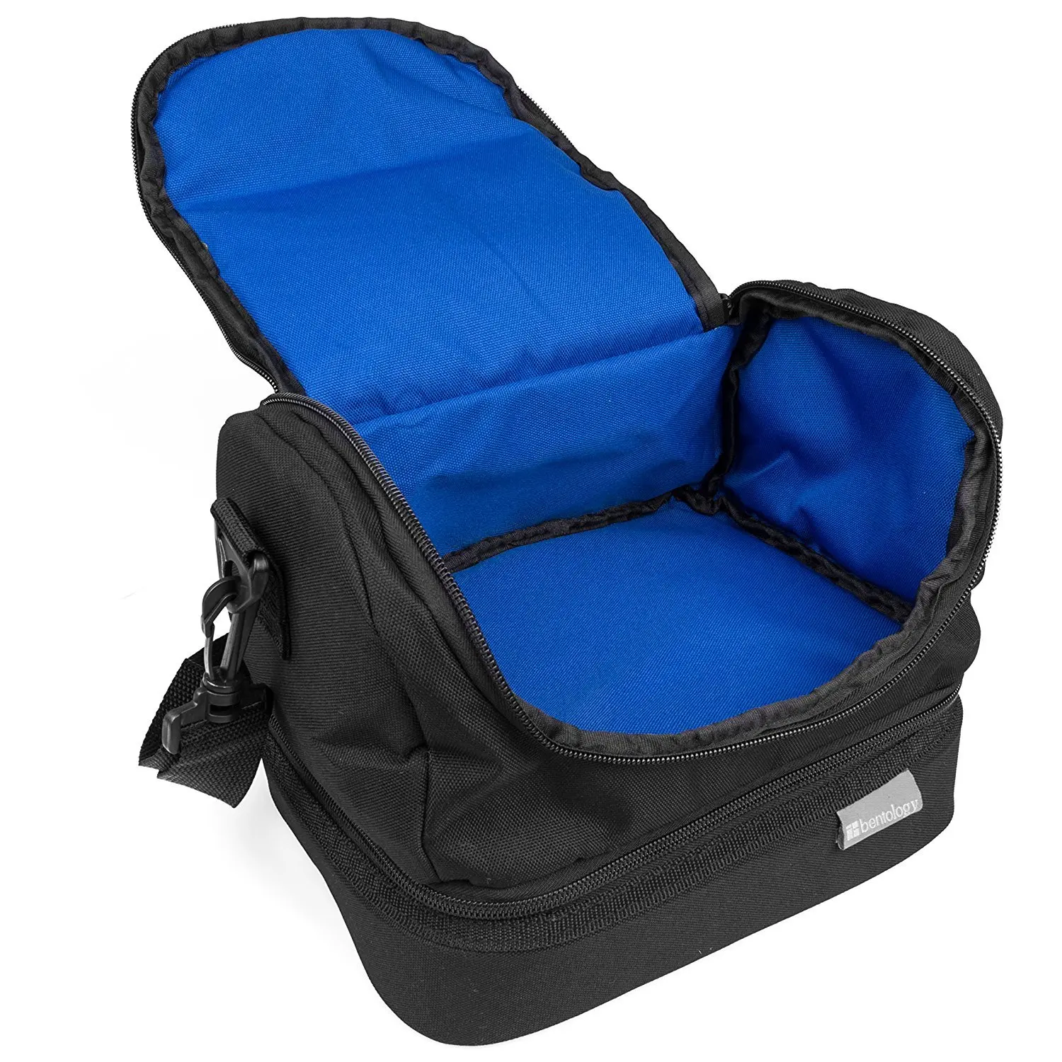 insulated dual compartment lunch bag