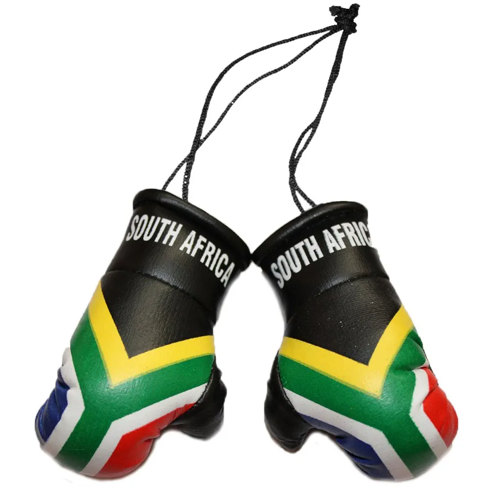 Custom Country Flag Mini Boxing Gloves Car Hanging Italy Keychain