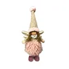 Nordic christmas party decoration ornament home decor things cute little girl elf angel doll with plush bubble skirt