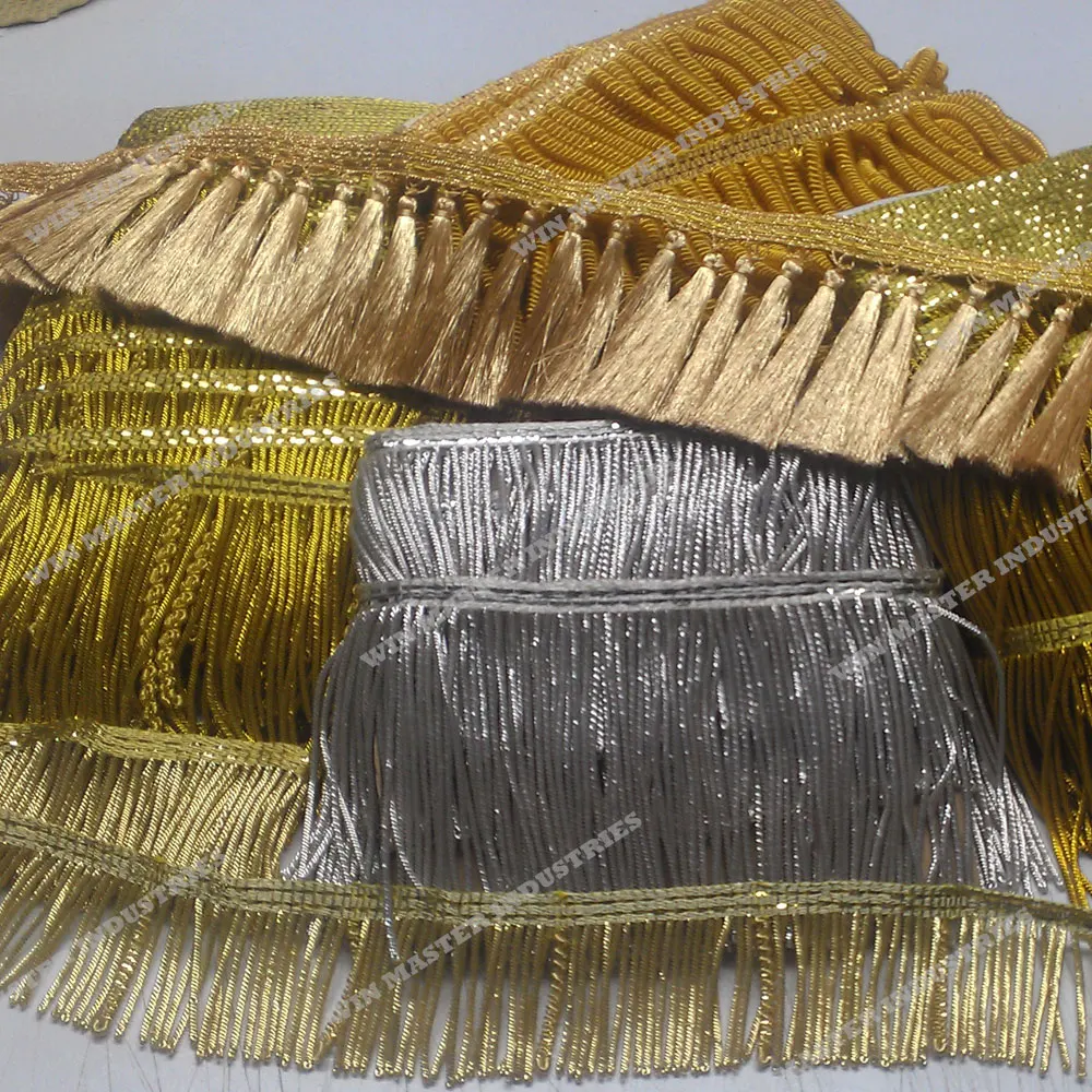 10 Yards DIY Lace Trim Tassel Trimmings For Pillow Curtain Decoration DIY Clothe