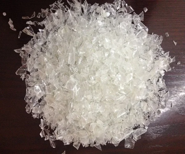 8 chips / recycled plastic scrap flakes/ bottle grade pet