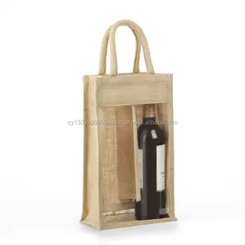 2 And Various Chamber Jute Burlap Wine Bottle Bag With Front Window Two Hessian Gift 2 And Various Chamber Jute Burlap Wine Bottle Bag With Front Window Two Hessian Gift