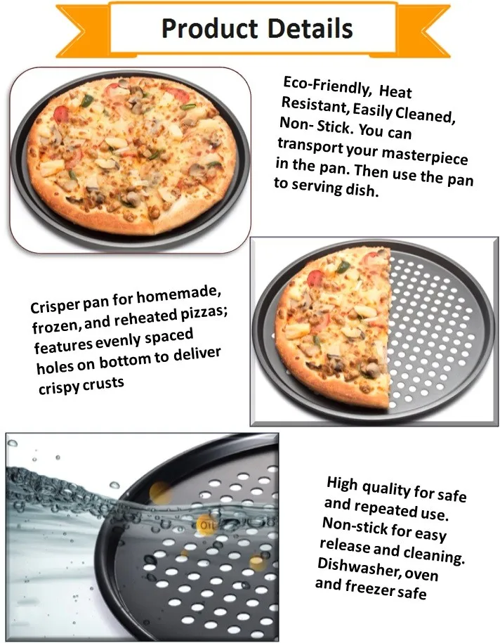Hop Selling Pizza Pans With Holes Buy Pizza Pan,Pizza Baking Try Pan