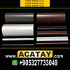 Aluminum Profiles for Roller and Zebra Blinds ( Brown, Black, Anodized )