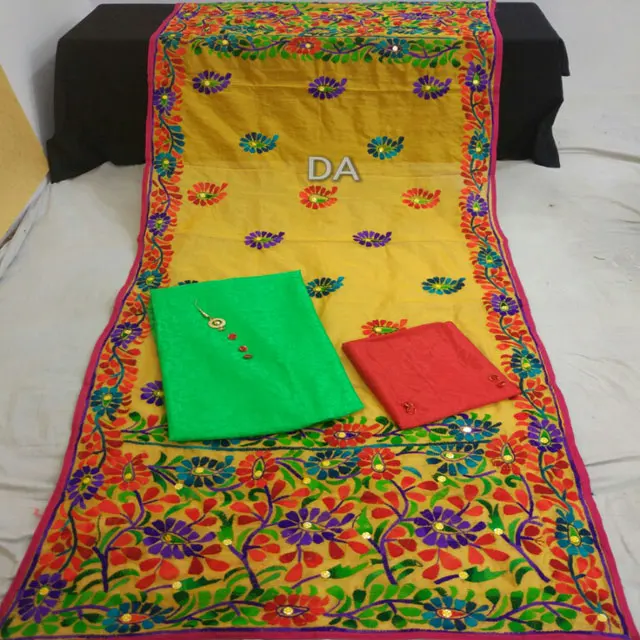 phulkari kameez