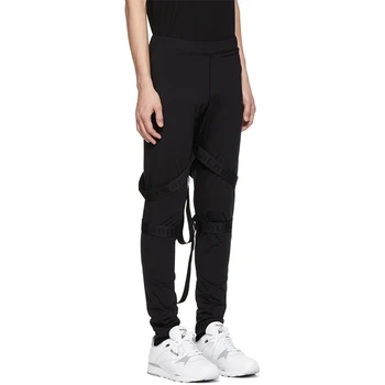 black slim fit sweatpants