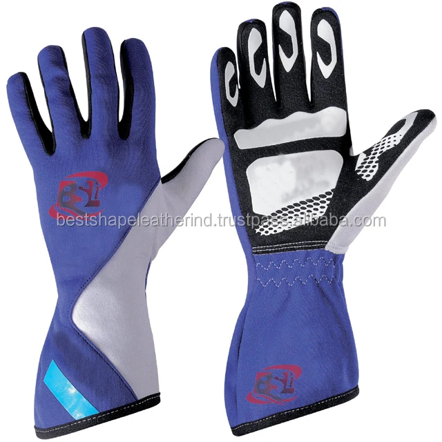 purple racing gloves