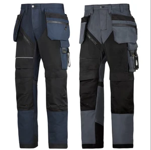 High Quality Work Wear Ruff Work Trousers With Holster Pockets Navy Steel Grey High Quality Work Wear Ruff Work Trousers With Holster Pockets Navy Steel Grey