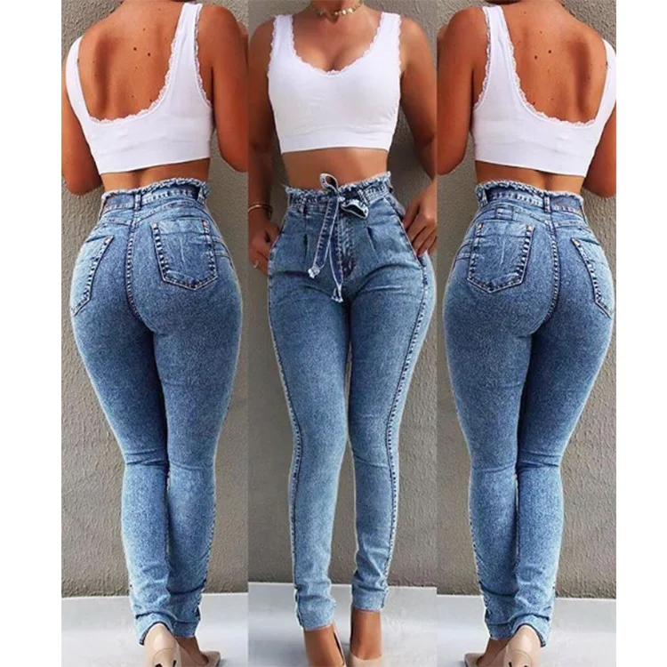 wholesale high waist jeans