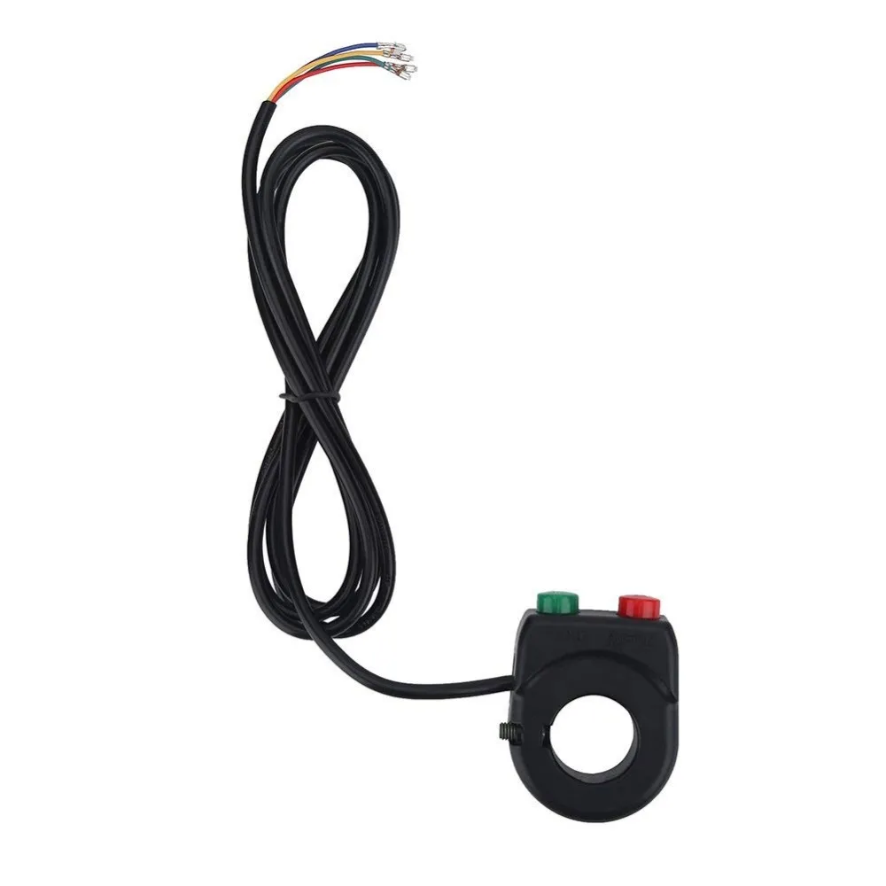 2 In 1 Motorcycle Horn Headlight Switch Handlebar Grip Control Button