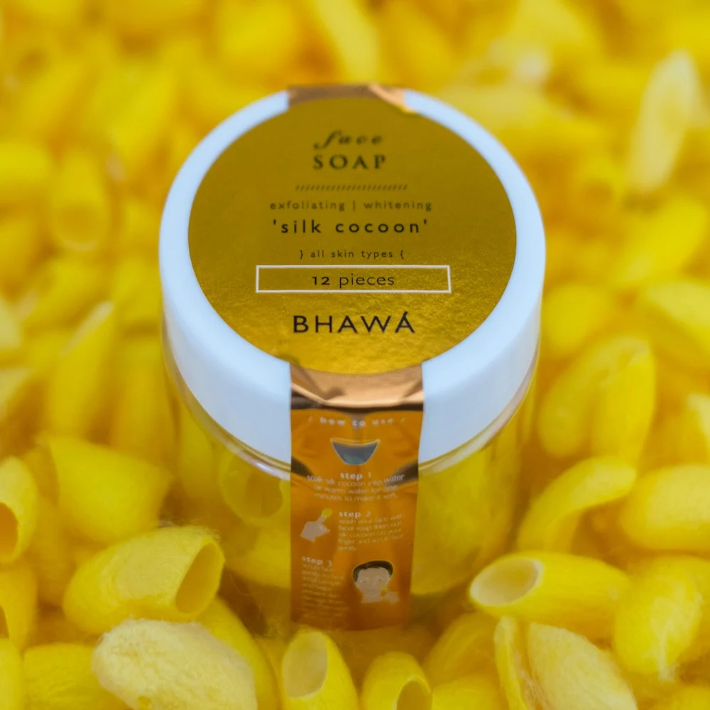 silk cocoon face fresh beauty soap thailand product