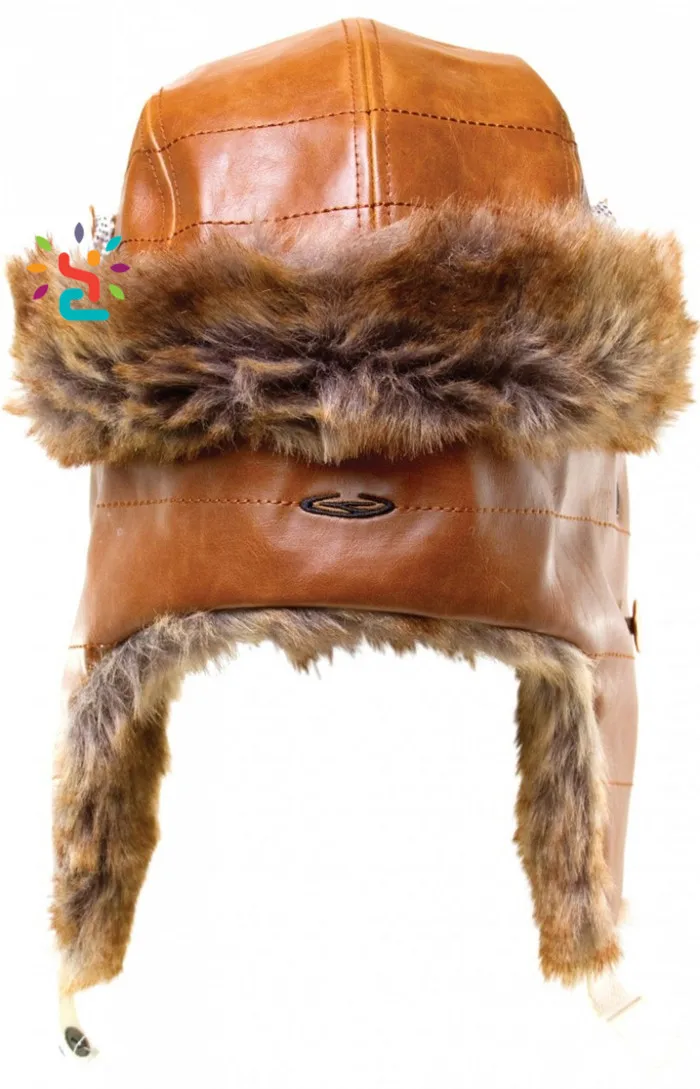 Wholesale Woolen Trapper Hat New Arrival Mens Fur Hats Real Fur Caps