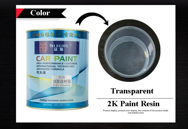 Automotive Spray Paint Liquid Resin Base Coating Car 2k Acrylic Resin