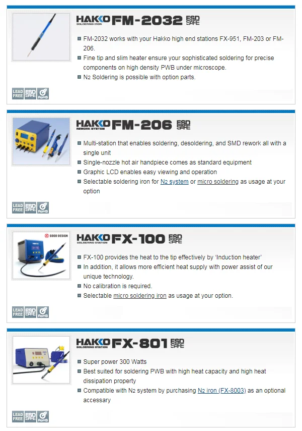 Soldering Iron Station By Hakko Made In Japan Buy Soldering Iron Hakko Soldering Iron Tip Product On Alibaba Com