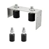 Steel guide bracket with two nylon rollers used for sliding gate system