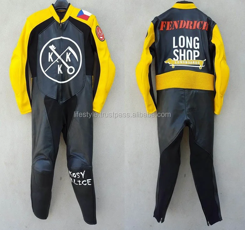 Skating Drag Racing Leather Suit Roller Skate Suit Leather Speed Racing