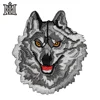 Top design custom colorful stitch work patch heat cut stick on embroidery patches or clothing