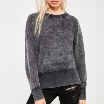 grey acid wash sweatshirt