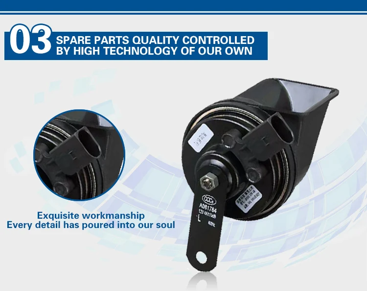 European Car Horn Car Electrical Parts For Sale Snail Horn With Copper