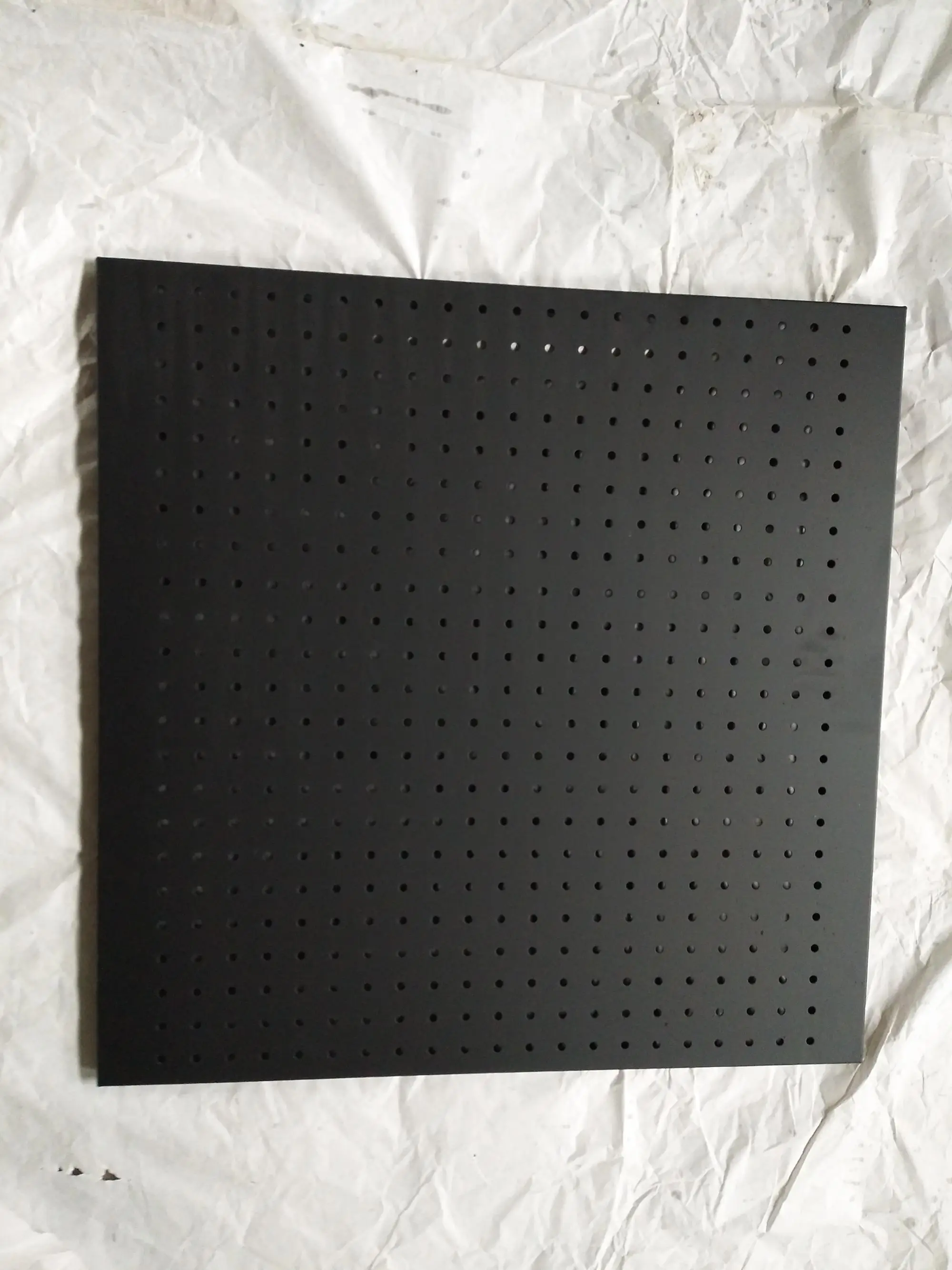 black pegboard