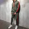 Sports Track Suits KITSM06 Plain With Single Stripe Jogging Sports tracksuit for men