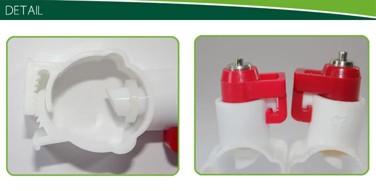 GREAT FARM automatic syringe white chicken drinker nipple never leak
