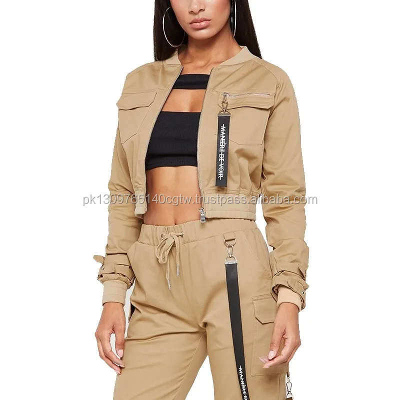 crop jacket womens