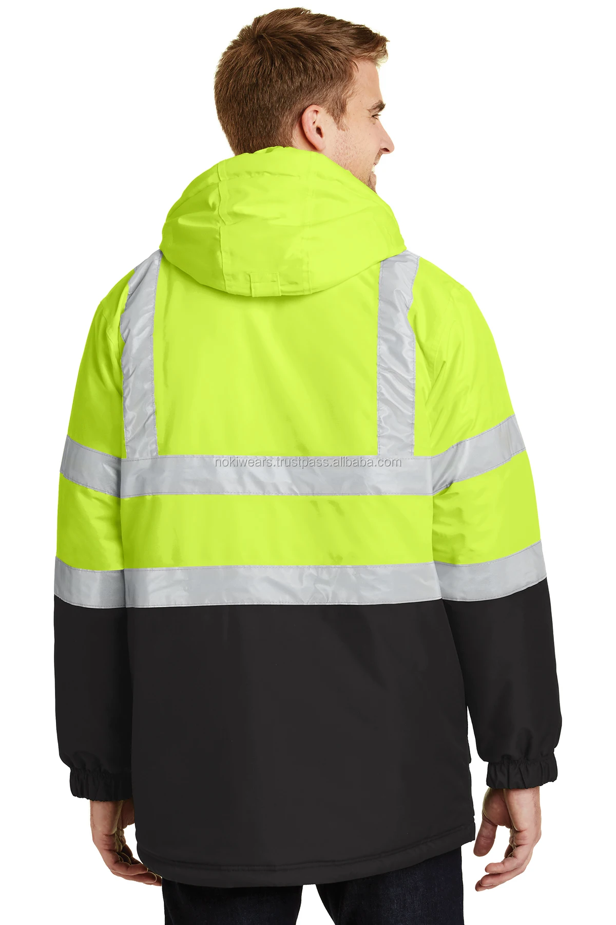 Workwear Jackets Custom Fluorescent Winter Reflective Workwear Jackets