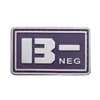 Custom 3D Micro Injection Round Shape Rubber Logo Patch