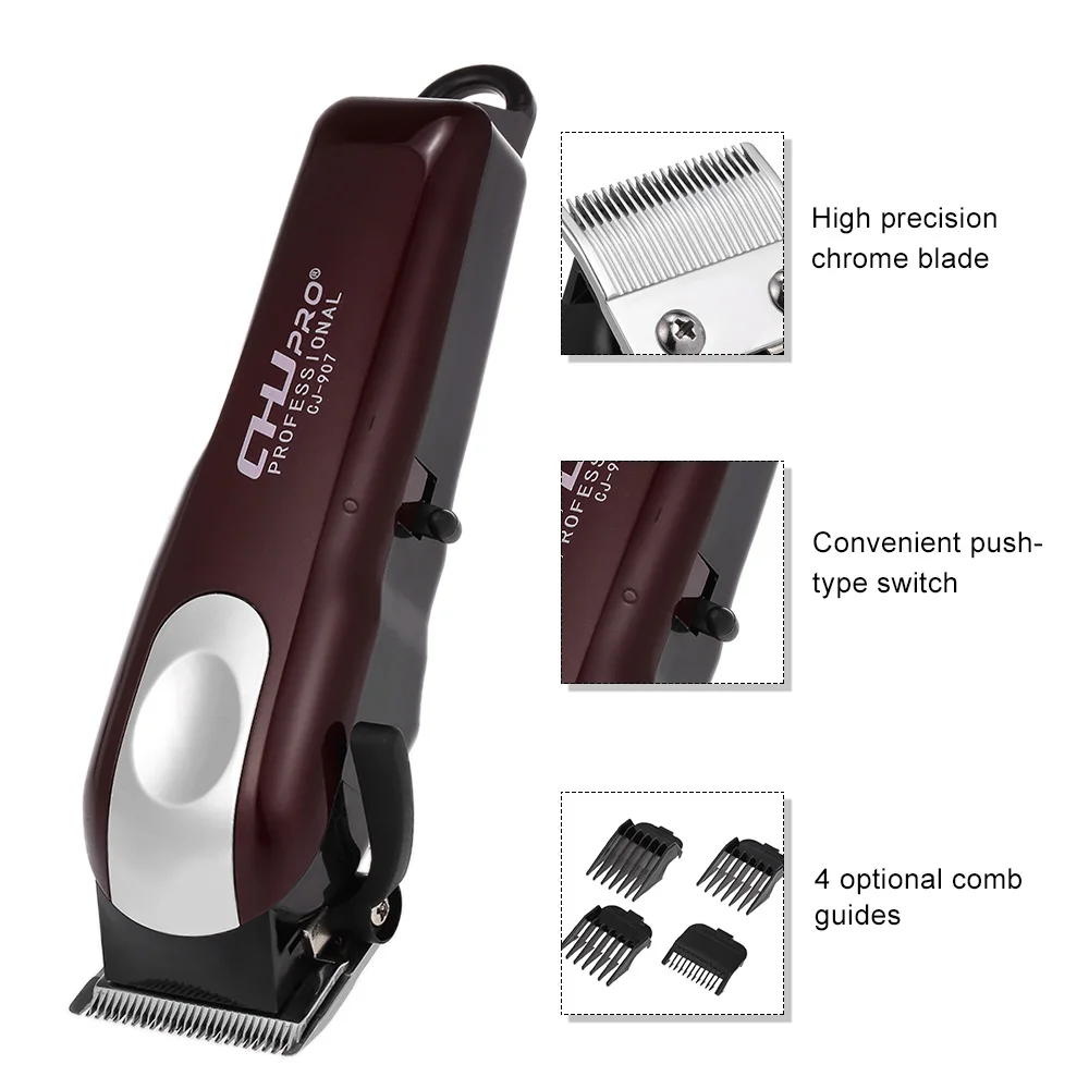 Electric Hair Clipper Set Rechargeable Cordless Trimmer Hair Shaver