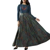 Royal Blue Color Heavy Patch work with Stone work type of Kurti