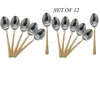 Ski Group Of Stainless Steel Pure Silver Festive Gifts And Wedding Gifts Copper Spoon