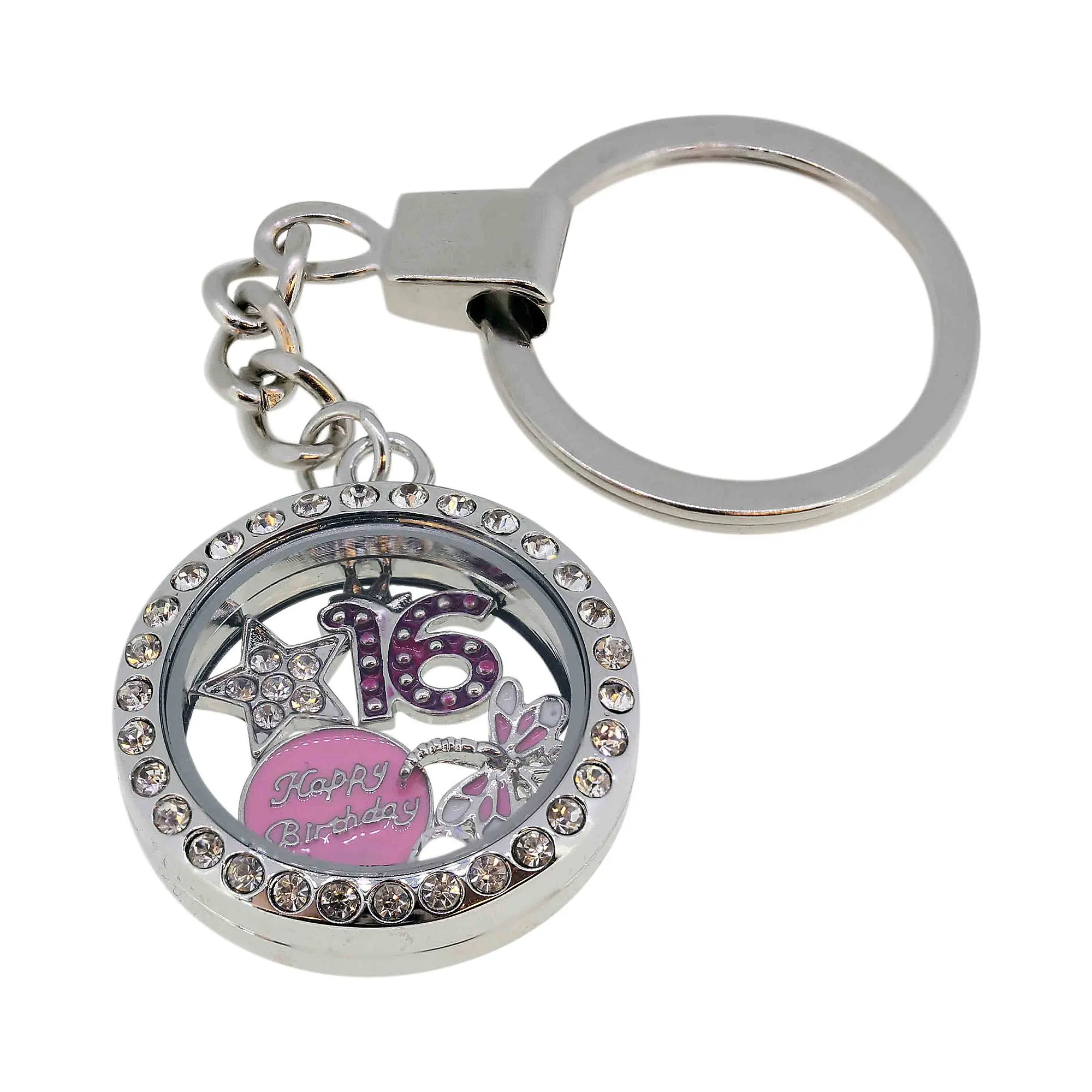 key ring swarovski crystals