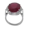 Wholesale- Handmade Jewelry Manufacturer Ruby 4 Prong Setting 925 Sterling Silver Ring Size 6.25 Jaipur Rajasthan India