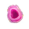 Natural Pink Solar Quartz 24k Gold Plated Adjustable Ring Wholesale Jewelry
