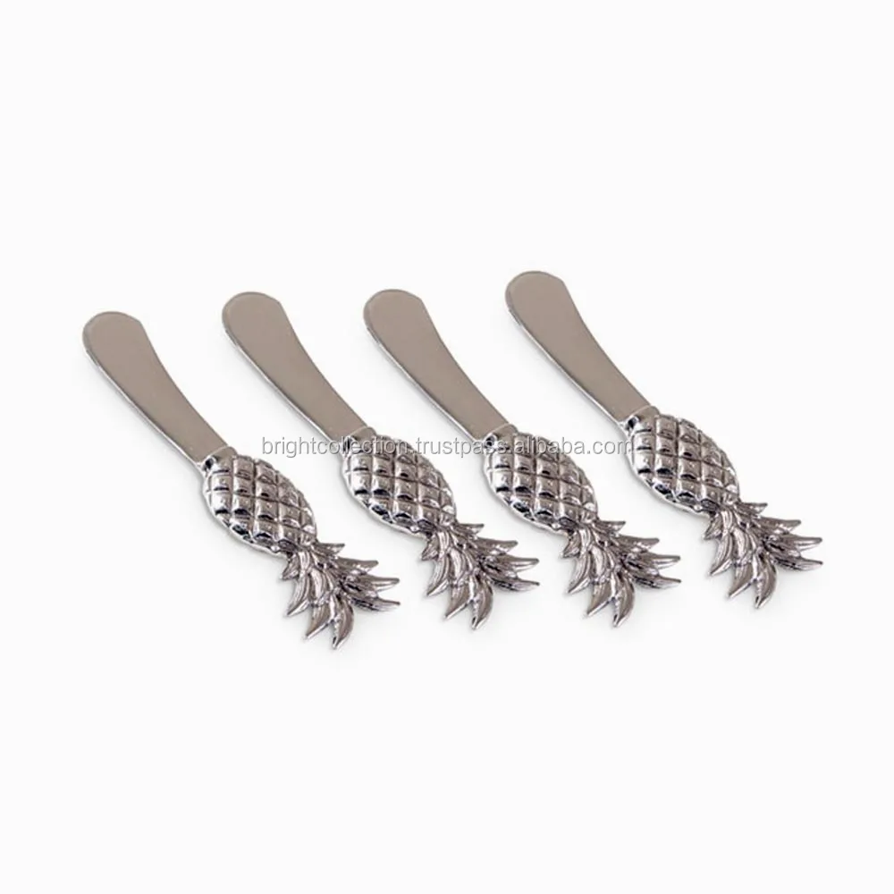 Black Twig Handle Gold Cheese Knives Gold Plated Golden Handle