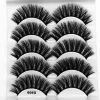 5 Pairs Natural False Eyelashes Flat Lashes Long Handmade Makeup Eye Lash Create Your Own Lashes