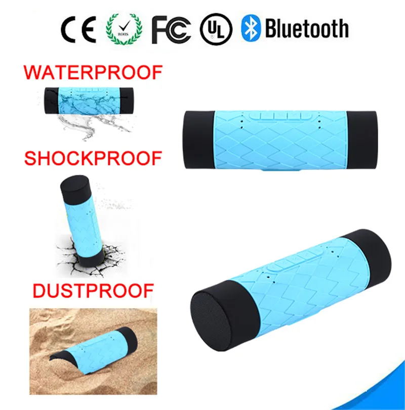 2018 High Quality Laptop Mobile Outdoor IPX65 Waterproof Speaker Wireless 5200maAh Bluetooth Speaker - ANKUX.COM