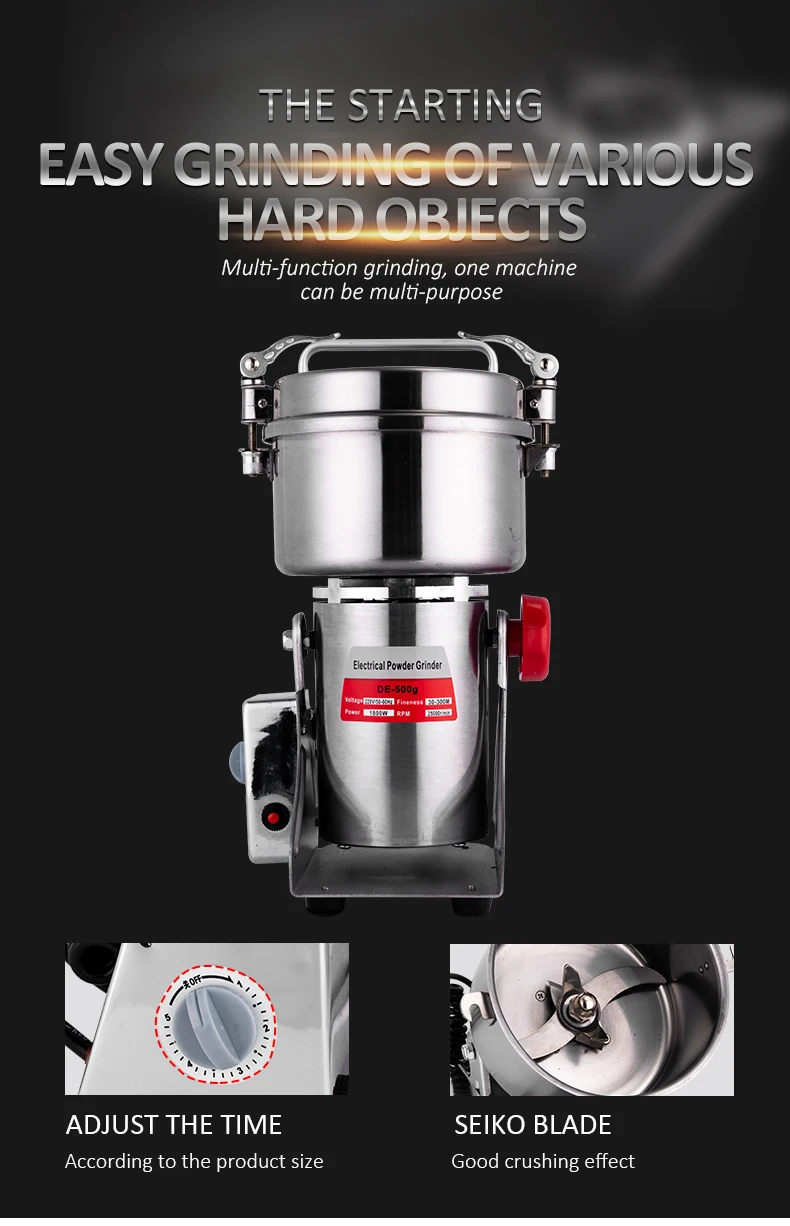 500g Electric Herb Grinder Machine Corn Grinder Machine Household Grinder Buy Herb Grinder