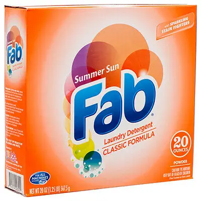 fab laundry detergent