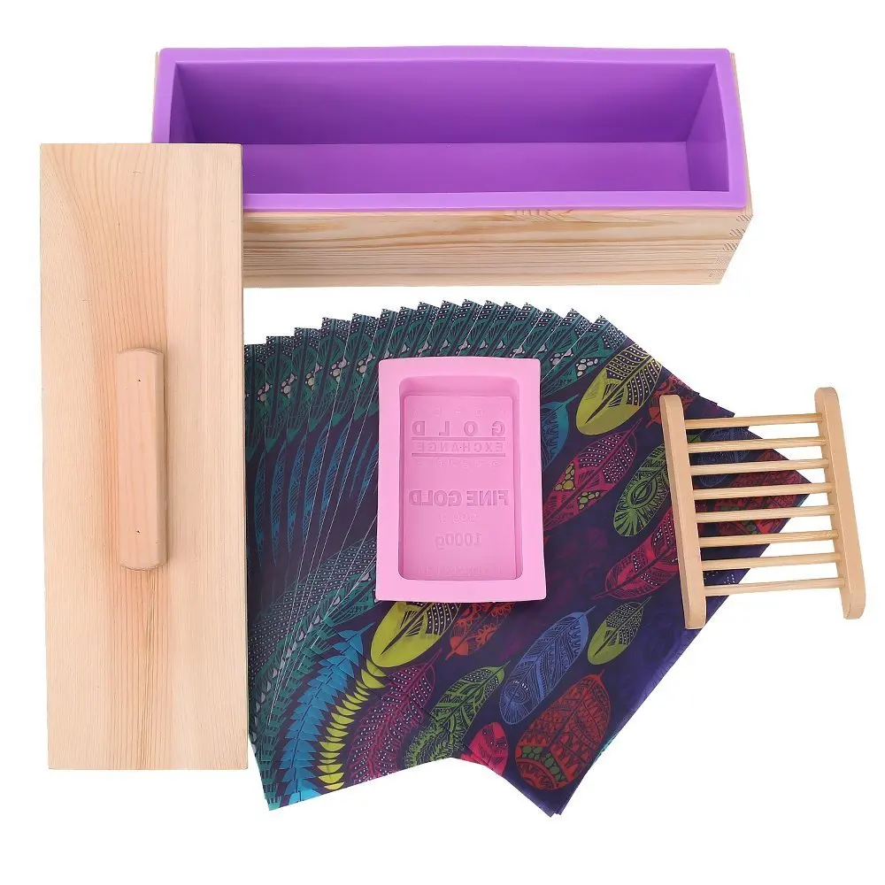 Mold Removal Wood Find Deals On Line At Get Quotations Ttlife Upgrade Reinforced Rectangular Soap Silicone Mold With Wood Box And Lid 2 Pressing