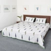 New high quality 100% cotton block printed bedding sets home and textile bed sheets