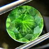 A008 - Pure russian demantoid garnet from ural mine, unique refraction effects gemstone