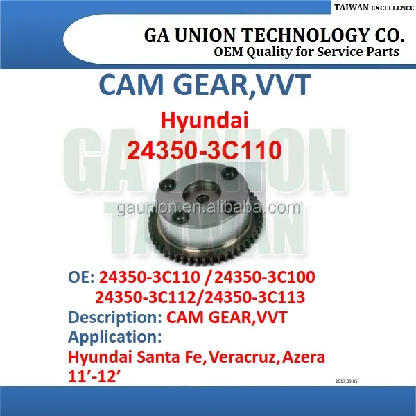 Engrenagem Cam 243503c100 Vvt,243503c112,243503c110,243503c101
