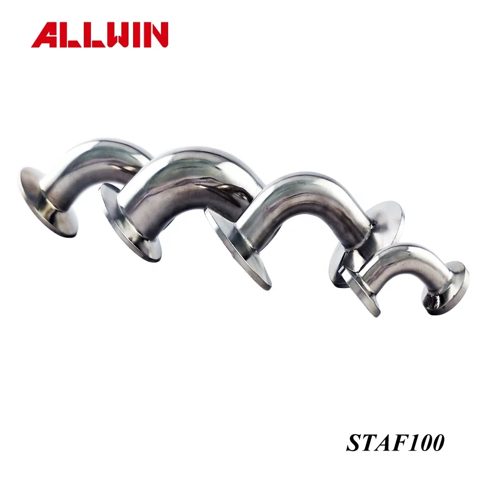 Stainless Steel Sanitary Fittings Pipe 45 degree clamp  Elbow
