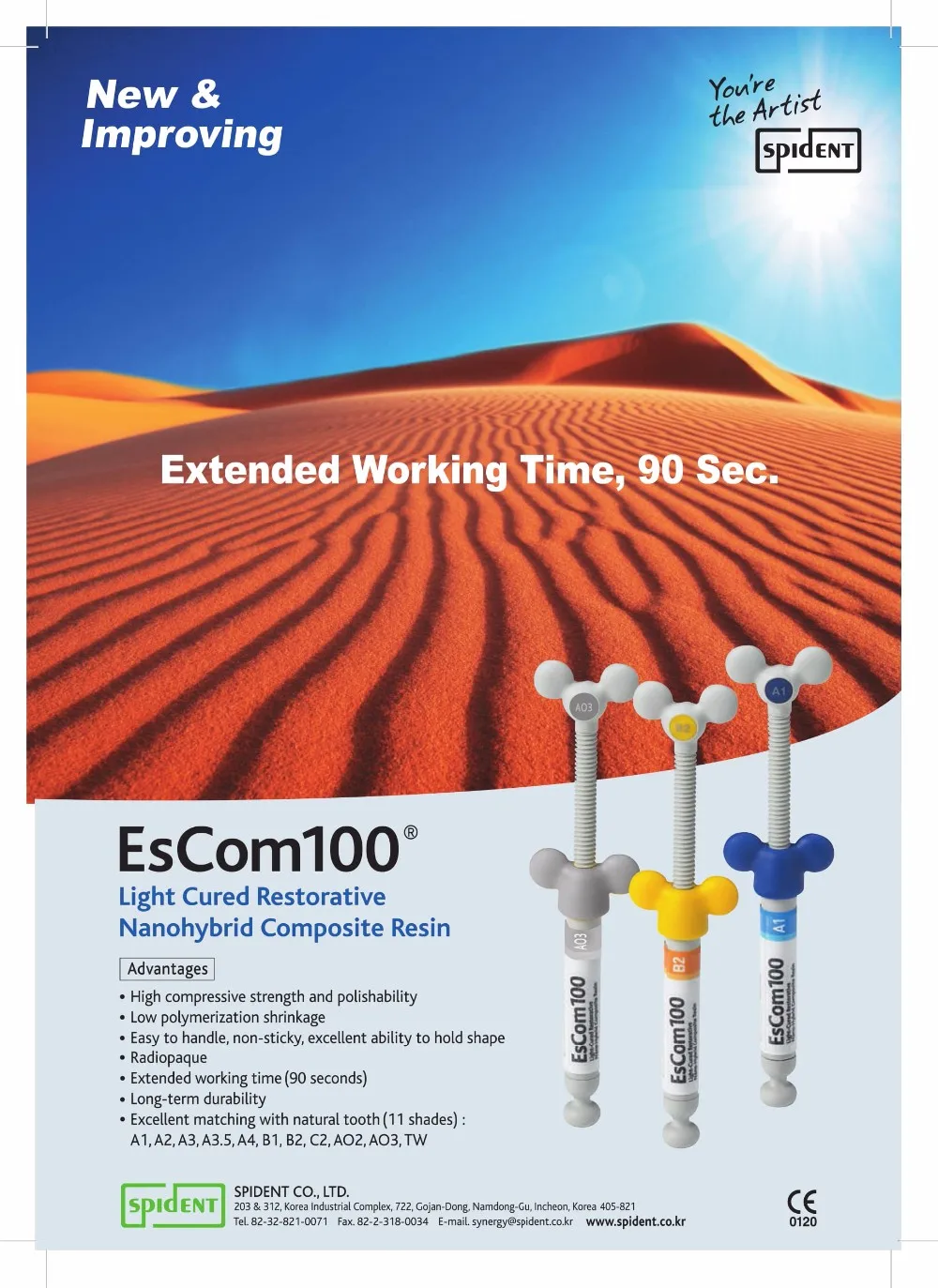 Dental Light Cured Composite Resin With Nanohybrid (capsule Type) Buy