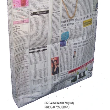 newspaper gift bags