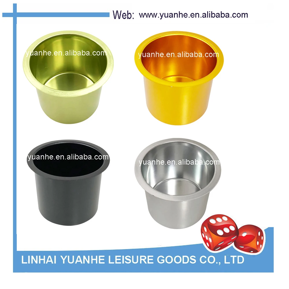 Jumbo Aluminum Poker Table Cup Holders Buy Casino Accessories,Poker